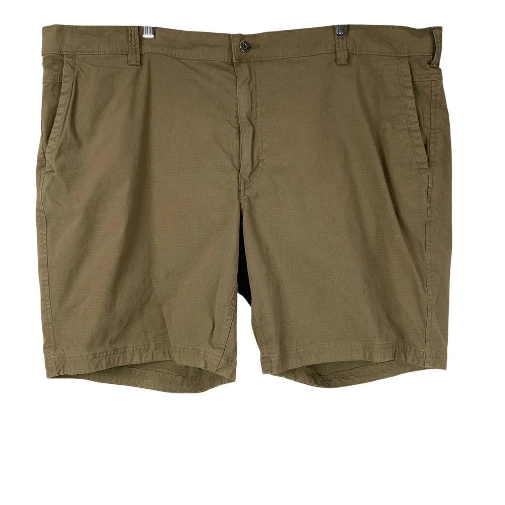 Duluth Trading Brown Shorts 46 Standard Fit Button Zip Fly 9